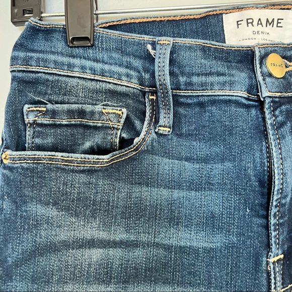 Frame Le Skinny De Jeanne Crop Jeans - Picture 9 of 11